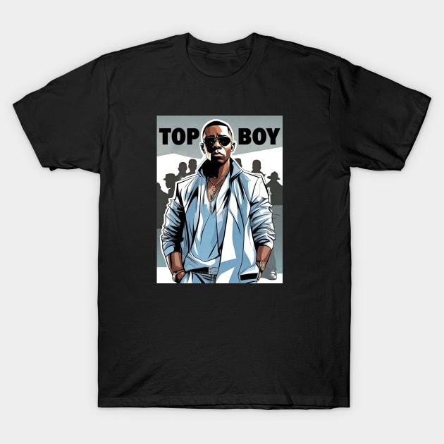 TOP BOY - UK T-Shirt by Buff Geeks Art